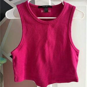 Ksubi Fuchsia Crop Top